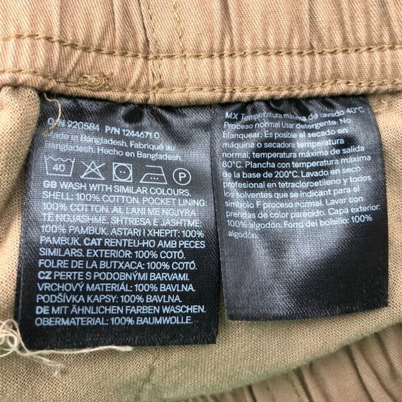 H&M Woman's Pants Size 18 Pull On Elastic Waist Straight Leg Casual Travel Loose - Picture 8 of 14